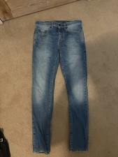 Saint Laurent Paris D02 M/Sk-lw Blue Jeans Size 30 Heidi Slimane
