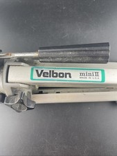 Velbon Camera Tripod Mini II 2 Adjustable Heavy Duty Pan Tilt 3 Way Extend