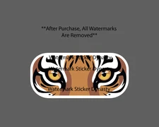 Tiger Eyes Sticker Waterproof Decal Animal Big Cat Jungle Wildlife Gift NEW