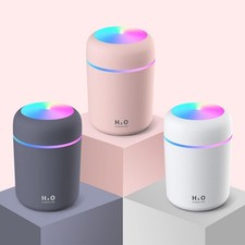 USB Portable Mini Humidifier Car Air Purifier Oil Aroma Diffuser Cool Mist 300ML