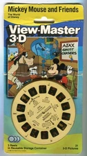 View Master Mickey Mouse 3 Reels 21 3 Dimensional Pictures in Original Package