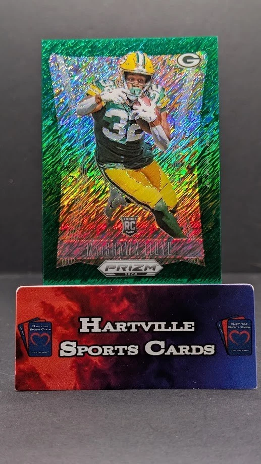 MarShawn Lloyd Panini Prizm Deca #115 Green Shimmer Fotl
