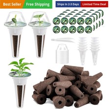 66pcs Hydroponic Seed Pod Kit - Compatible with Aerogarden and All Brands - Grow 0.20 per gallon