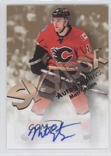 2012-13 Fleer Retro 1999 Skybox Premium Autographics Matt Stajan #99-MS Auto 9cb