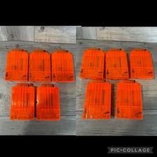 Nerf N-Strike Elite 6 Dart Ammo Round Clip Replacement Magazines Lot of 10