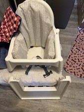 IKEA ANTILOP Kinderhochstuhl mit Tablett,Sitzgurt, Babystuhl,weiß  gebraucht  