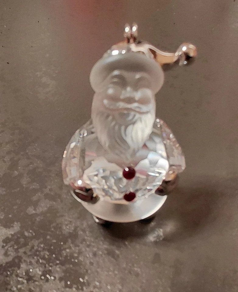 Swarovski Figur 665031 Weihnachtsmann, Nikolaus, Ornament 4 cm, neuwertig - Bild 4 von 4