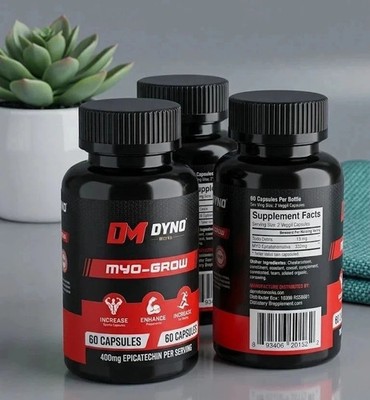 Dyno Myo_grow Muscle | 60 Capsules New | Pack of 3 | Free Shipping