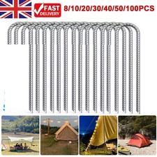 30cm Long Heavy Duty Gazebo Tent Pegs Commercial Grade Steel Marquee Stakes UK