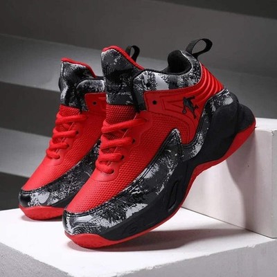 2026 Basketball Shoes for Kids Sneakers New Boys Brand Thick Sole Non-slip Child