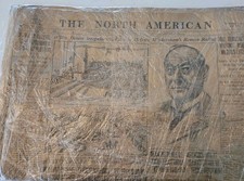 1911 Newspaper The North American Woodrow Wilson Campaign - Historical Ephemera