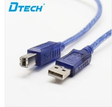 DTech CU0094 USB 2.0 A male to B male Printer cable 10ft