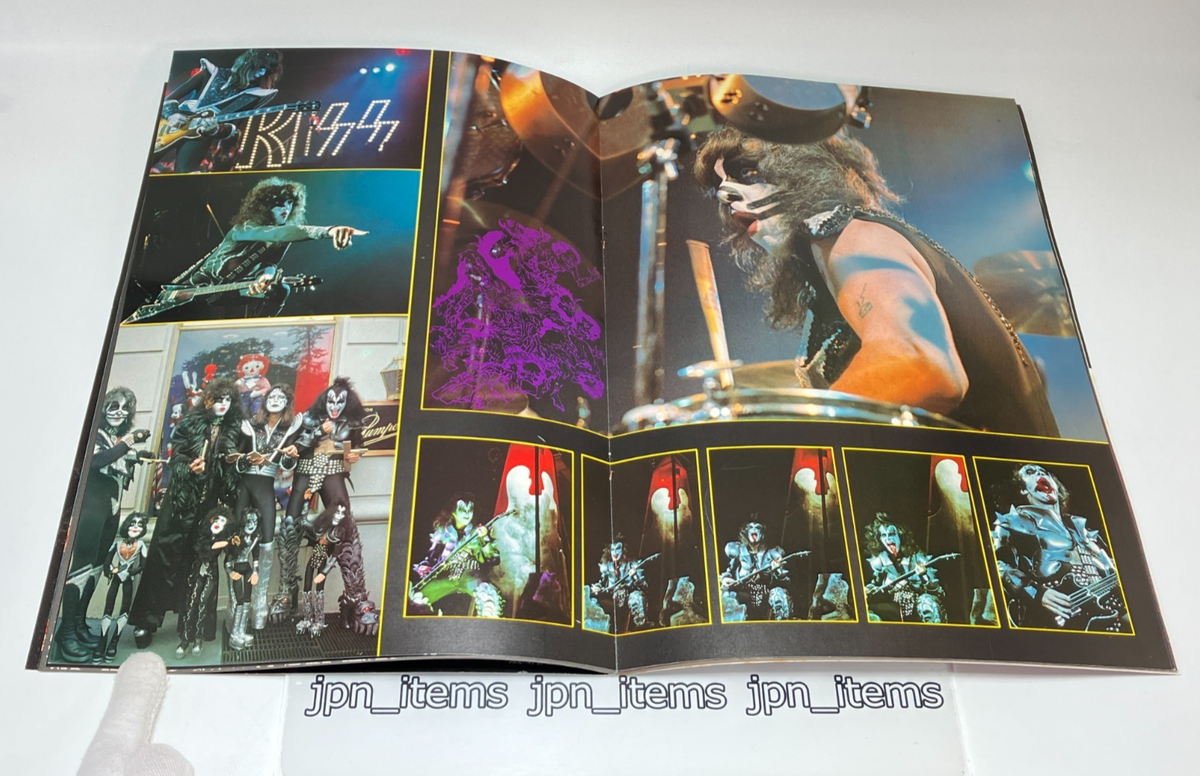 KISS First JAPAN TOUR 1977 PROGRAM Book Vintage Booklet Pamphlet