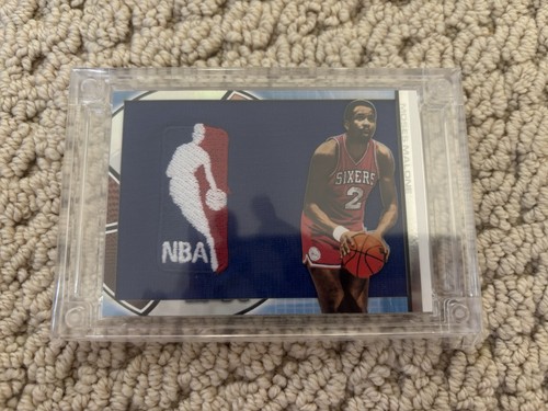 2024 Jersey Fusion Moses Malone Game Used Logoman Patch 1/1 Philadelphia 76ers 