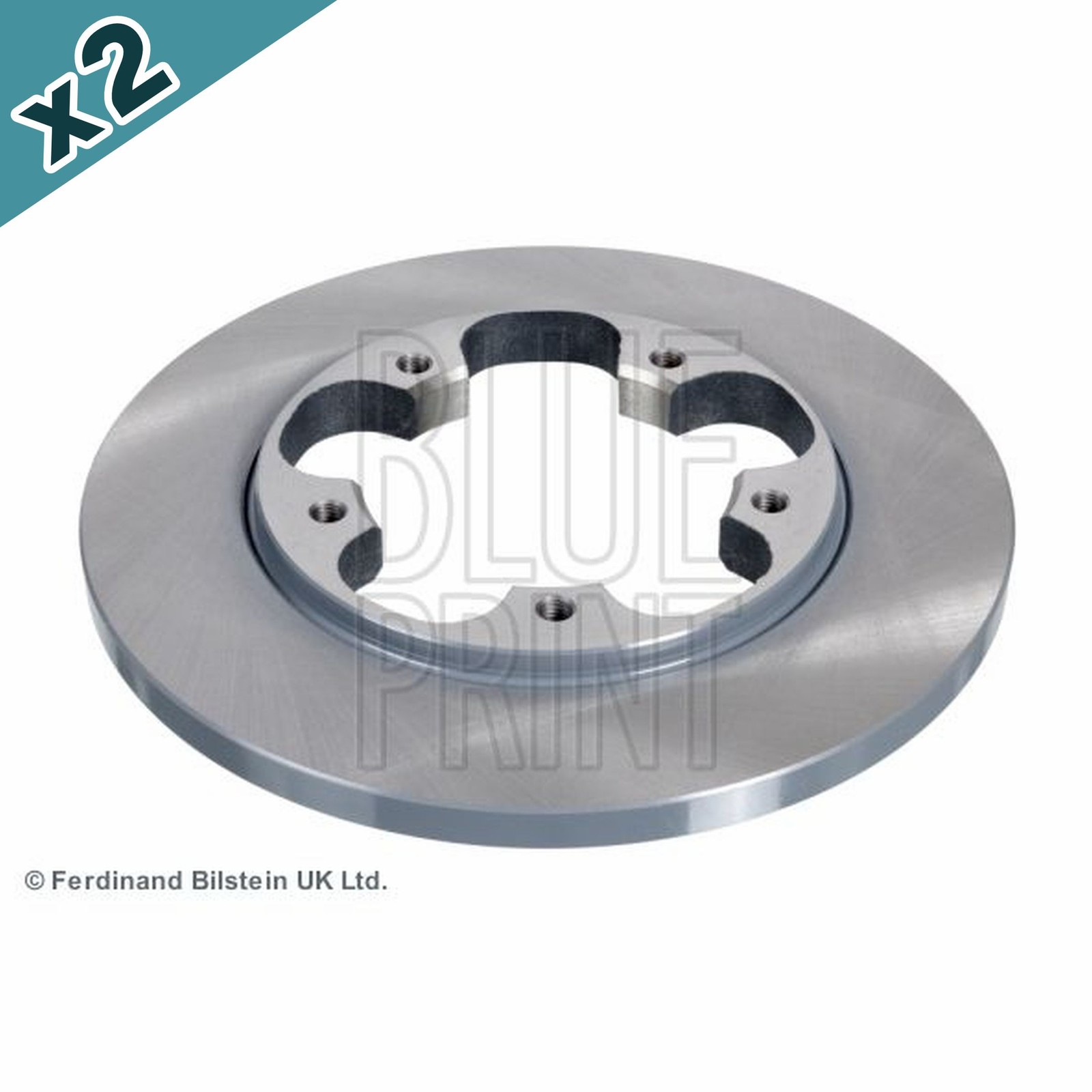 Blueprint ADF124354 Brake Disc Rear Coated 308mm Outer Diameter For Ford Transit