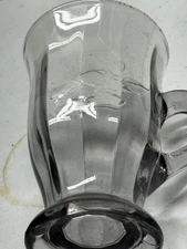 JUMBO PEANUT BUTTER Glass? W/footed Base And Handle Photo Of Elephant! RARE?