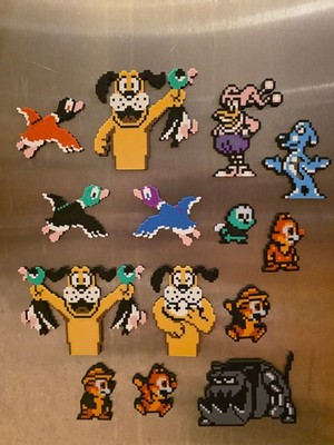 Classic Nintendo Sprites 3D Printed Magnets