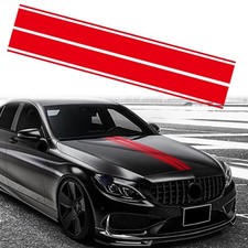Car Hood Stripe Sticker Universal Auto Racing Stripes Body Side Decal Vinyl S...
