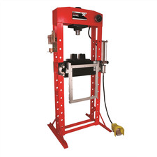 Aff- Shop Press - 30 Ton Capacity - Foot Operated Air Motormanual Pump W Hydra
