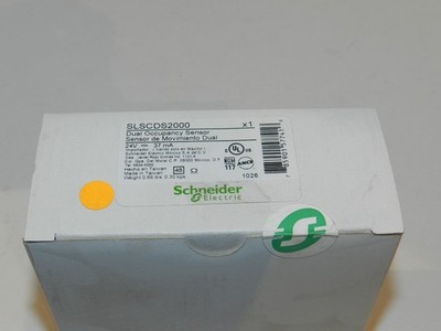 Schneider Electric Dual Occupancy Sensor SLSCDS2000 24V, 37mA NEW NIB