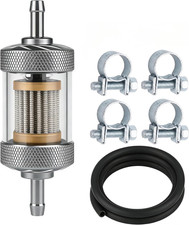 14in Universal Inline Fuel Filter Clear 8mm Motorcycle Atv 14in Universal Inline Fuel Filter Clear 8mm Motorcycle Atv