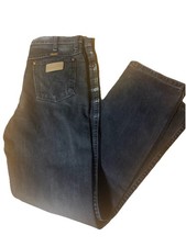 Vintage 90s Wrangler Black Denim Jeans Mens 33x32 Straight Leg