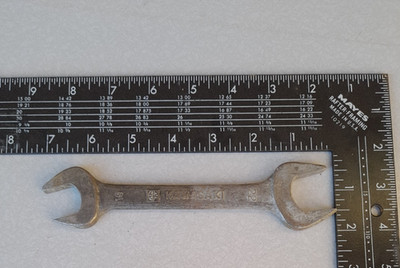 KONKON（感謝）/3 Rare Vintage Kawasaki Japan 19mm x 22mm Double Open End Wrench