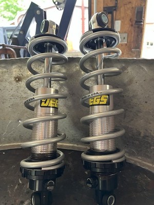 Jegs Coil Over Shocks 350 Lbs Spring Rate Coilovers Adjustable Silver Universal