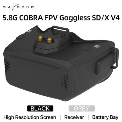 SKYZONE Cobra S / XV 2 800x480 4,3''Cobra / 1280x720 4,1''5,8G 48CH FPV Goggles