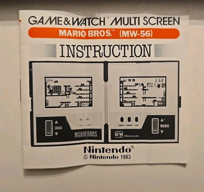 任天堂 マリオブラザーズ MARIOBROS ゲームウォッチ MW-56 MARIO BROS