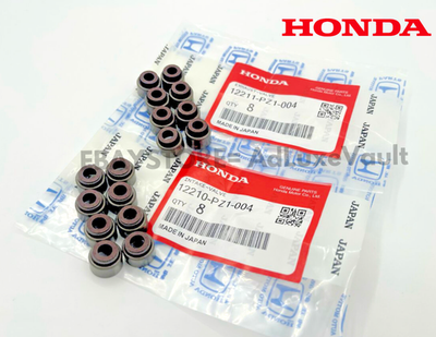 #ad 16 Genuine OEM Honda Valve Stem Seal Set Kit B16 B18 D16 K20 K24 H22 ACURA $42.65