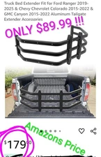 NEW! Truck Bed Extender Ranger 2019-2025 Colorado 2015-2022 Canyon 2015-2022