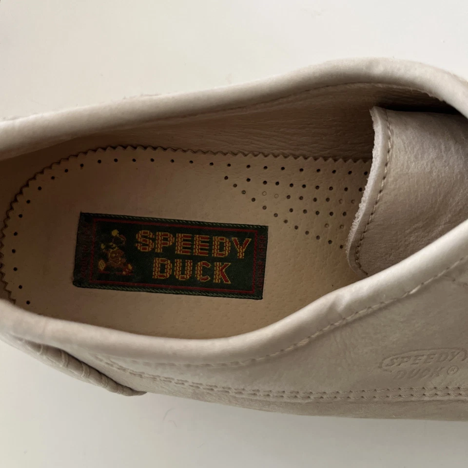 Zapatos de barco Speedy Duck vintage años 80’s talla 45 o 12 para hombre en color topo casi perfectos Foto 2 de 4