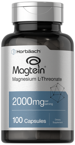 Magnesium L-Threonate | 2000mg | 100 Capsules | Magtein | Non-GMO | by Horbaach - Picture 1 of 7