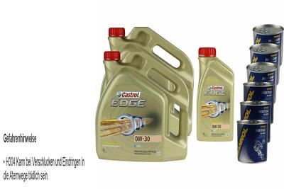 11L Motoröl Castrol EDGE 0W-30 3xMotor Doctor+Motor Flush