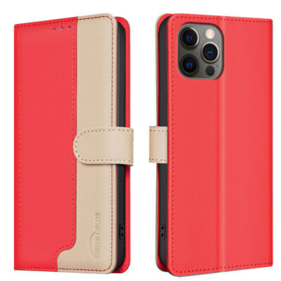 Splice PU Leather Wallet Phone Case For iPhone 16 15 14 13 12 11 Pro Max 7 8 XR