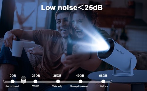 Mini Projector, Magcubic HY300 Auto Keystone Correction Portable Projector, 4K - Picture 12 of 12
