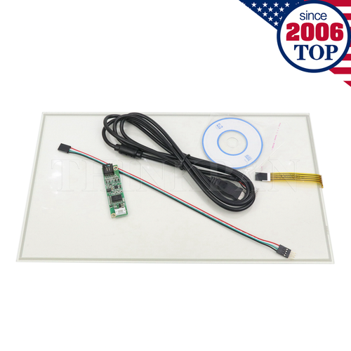 15.6" inch 4Wire Resistive Touch Screen Panel USB kit for monitor 359*212mm - 第 1/9 張圖片