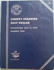 1937 - 1947 Liberty Walking Half Dollar Collection Book 30 Coins - Complete Set
