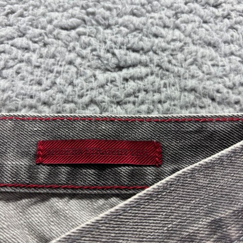 Banana Republic Jeans Mens 31x30 Gray Light Wash Cotton Modern Straight leg - 第 4/11 張圖片