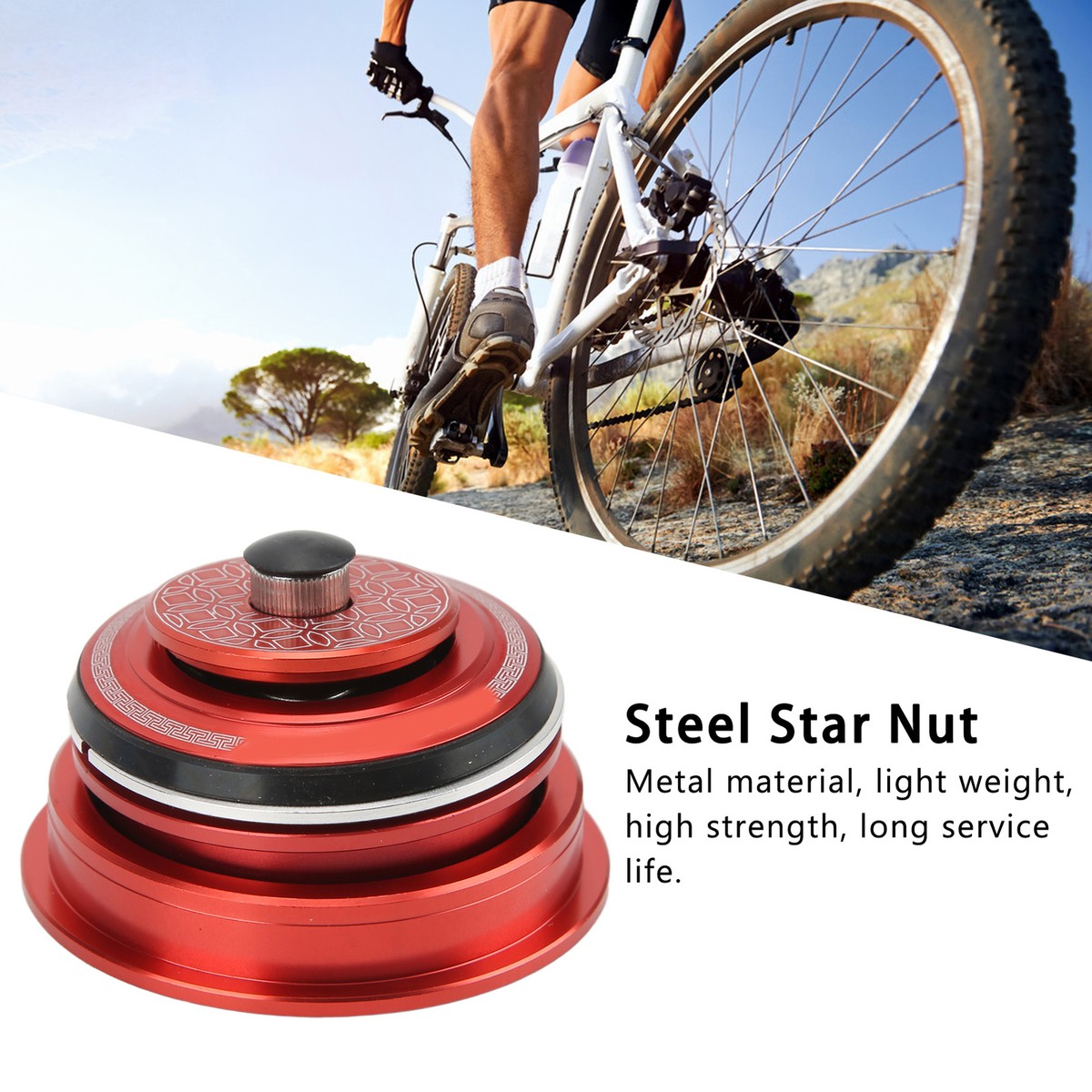 Mountain Bike Headset Bearing Headset Aluminum Alloy Mountain Bike