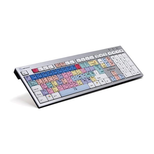Logickeyboard LKB-PPROCC-AJPU-DE tastiera USB QWERTY Inglese UK Multicolore