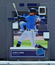 Josh Lowe 2022 Chronicles Clearly Donruss RATED ROOKIE #65 - Rays RC