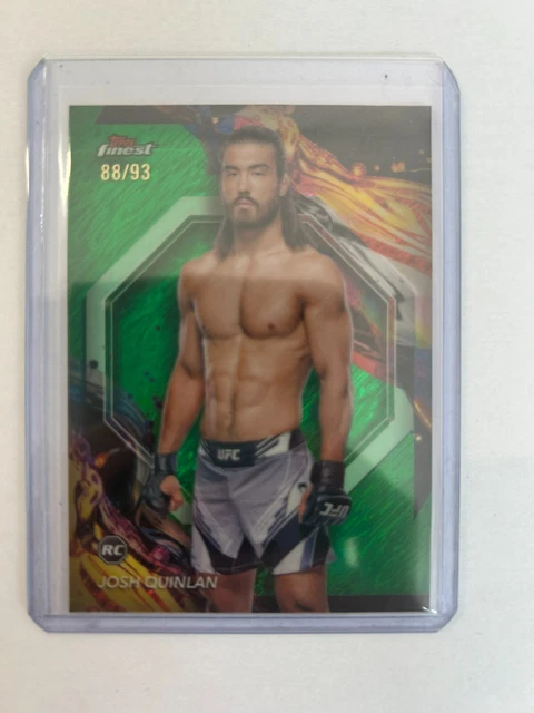 58 TOPPS FINEST UFC 2024 JOSH QUINLAN  PARALLEL 88/93.