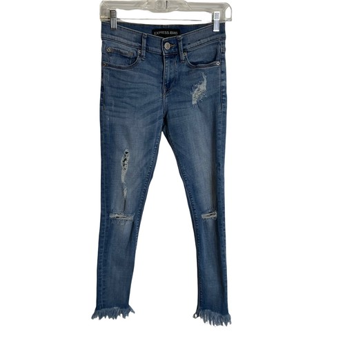 Express Cropped Legging Jeans Womens 0 