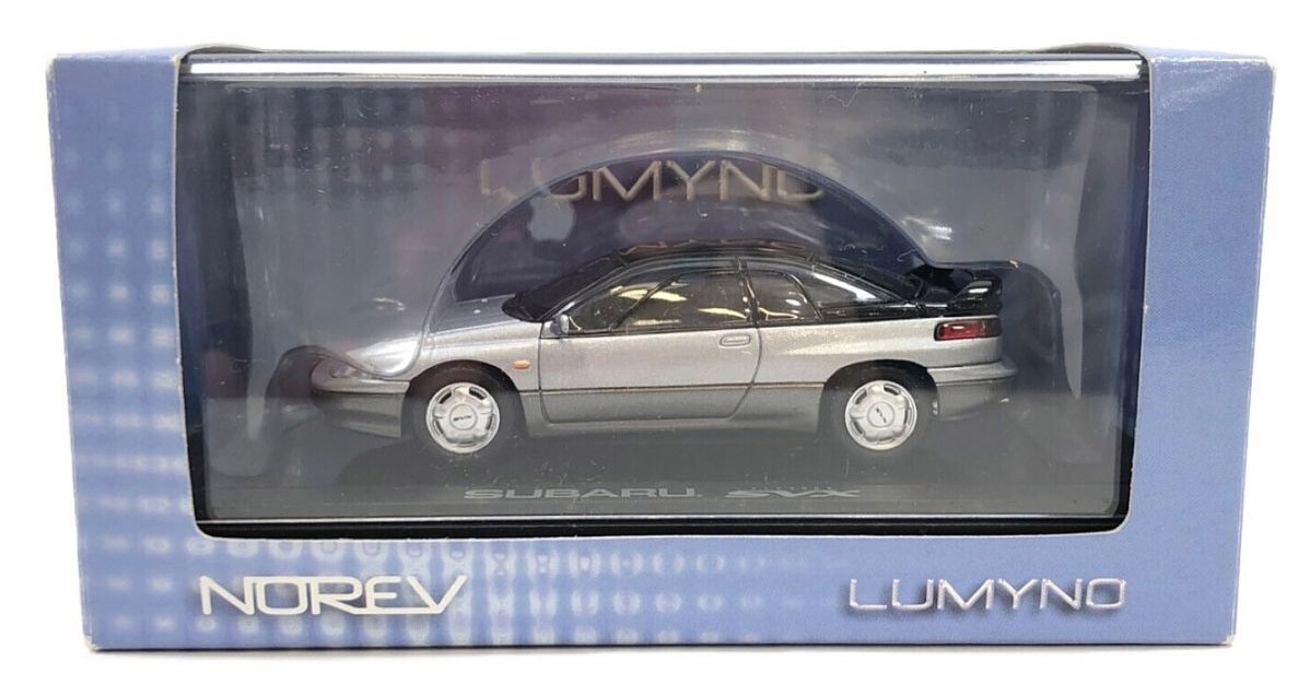 Norev 1/43 Subaru Alcyone SVX 1991 Silver/Black Model Car | eBay