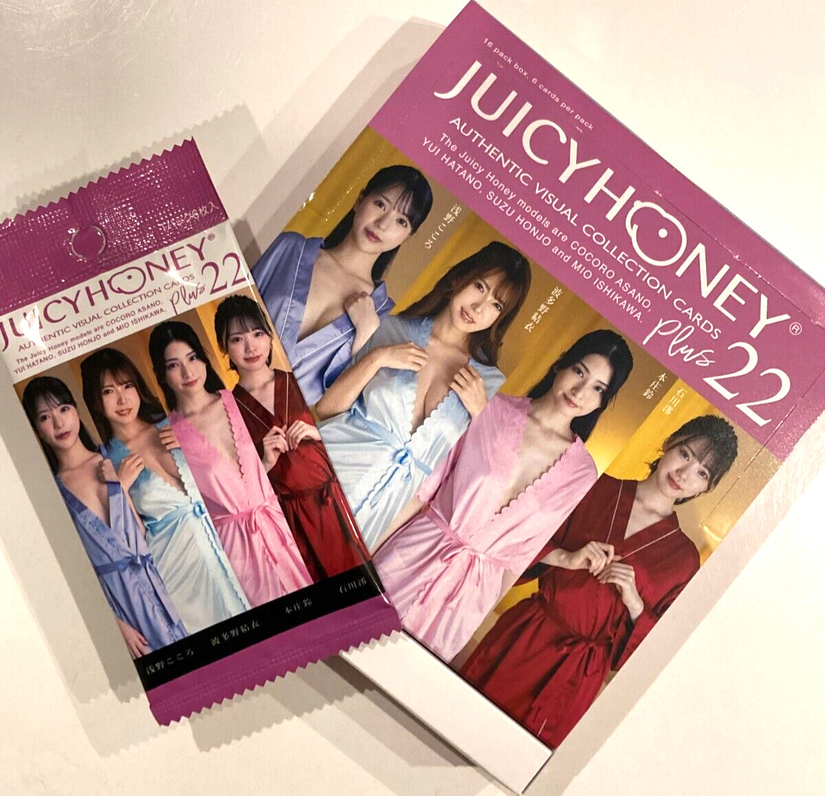 Juicy Honey Plus 22 Trading Card Pack (6 cards) Collectibles