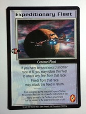 1997 Babylon 5 Ccg - Prem 1st Ed. - Fixed Card - Expeditionary Fleet Centari