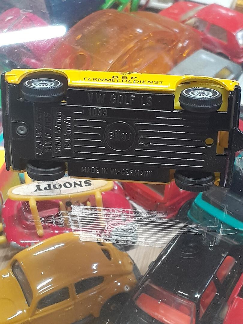 Vintage SIKU 1032 Volkswagen VW GOLF LS FERNMELDEDIENST | eBay