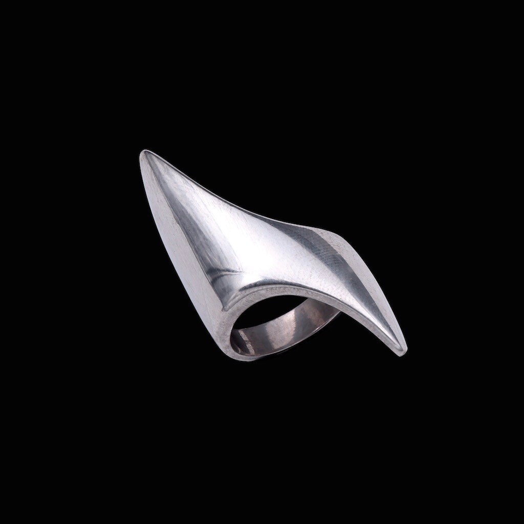 GEORG JENSEN SILVER REFLECTION RING